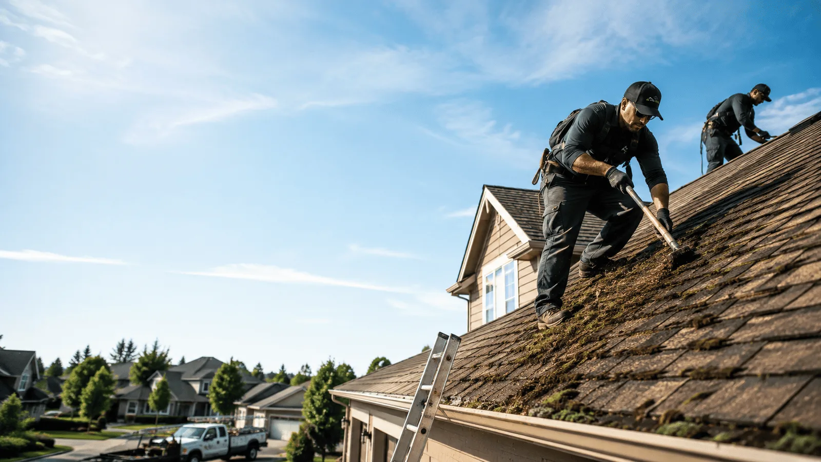 Roof Moss Removal in Pacific Junction, IA near me